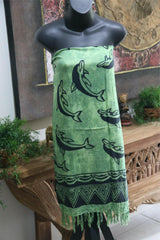 Bali Beach Sarong - Bali Dolphin Sarong - Bikini Cover Up - ASST COLOURS