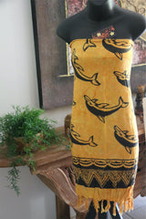 Bali Beach Sarong - Bali Dolphin Sarong - Bikini Cover Up - ASST COLOURS