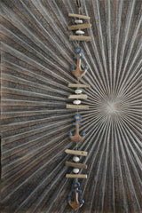 NEW Balinese Hand Crafted Wood Anchor Hanger/Mobile - Boat Anchor Hanging Decor