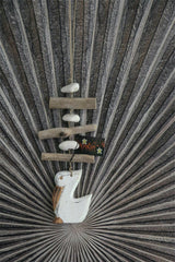 NEW Balinese Hand Crafted Wood Pelican Hanger / Mobile - Pelican Hanging Decor