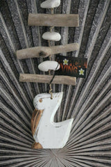 NEW Balinese Hand Crafted Wood Pelican Hanger / Mobile - Pelican Hanging Decor