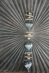 NEW Balinese Hand Crafted 3 Wood Hearts Hanger / Mobile - 3 Love Hearts Mobile