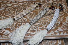 NEW BALINESE SHELL TASSEL - BALI SHELL HANGING DECOR - BOHO STYLE HOMEWARES