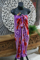 Bali Beach Mumu Sarong - Balinese Sarong Dress - Tie Up Tube Sarong S-XL
