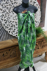 Bali Beach Mumu Sarong - Balinese Sarong Dress - Tie Up Tube Sarong S-XL