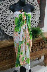 Bali Beach Mumu Sarong - Balinese Sarong Dress - Tie Up Tube Sarong S-XL