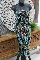 Bali Beach Mumu Sarong - Balinese Sarong Dress - Tie Up Tube Sarong S-XL