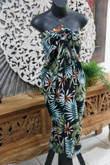 Bali Beach Mumu Sarong - Balinese Sarong Dress - Tie Up Tube Sarong S-XL