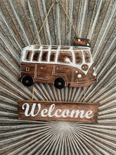 NEW Balinese Timber VW Combi WELCOME Sign - Bali Welcome Sign