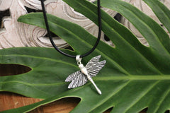 925 Sterling Silver Dragonfly Pendant - Balinese Style Jewellery - Pendant ONLY