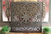 NEW Balinese Carved MDF/WOOD Framed MANDALA Wall Panel 1m x 1m Stunning Wall Art