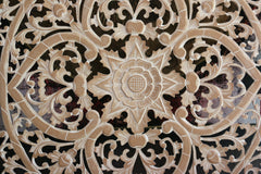 NEW Balinese Carved MDF/WOOD Framed MANDALA Wall Panel 1m x 1m Stunning Wall Art