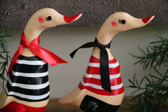 NEW Balinese Hand Carved Wooden French Style Duck - Bali Rice Paddy Duck