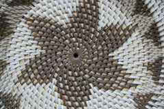 NEW Bali Woven Rattan Platter with Motif - Balinese Woven Rattan Wall Art 50cm