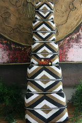 NEW Balinese Hand Crafted Woven & Hand Beaded Baskets - Bali Basket with Lid M