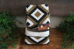 NEW Balinese Hand Crafted Woven & Hand Beaded Baskets - Bali Basket with Lid M