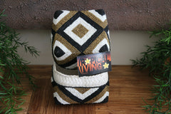 NEW Balinese Hand Crafted Woven & Hand Beaded Baskets - Bali Basket with Lid S