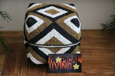 NEW Balinese Hand Crafted Woven & Hand Beaded Baskets - Bali Basket with Lid S