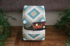 NEW Balinese Hand Crafted Woven & Hand Beaded Baskets - Bali Basket with Lid S