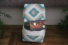 NEW Balinese Hand Crafted Woven & Hand Beaded Baskets - Bali Basket with Lid XS