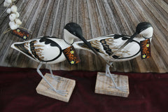 NEW Balinese Hand Carved & Crafted Wooden Bird Sculpture