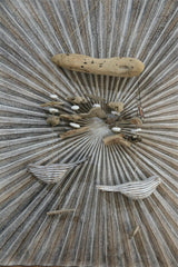 NEW Balinese 2 Timber Bird Mobile w/Pebbles/Driftwood