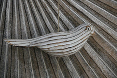 NEW Balinese 2 Timber Bird Mobile w/Pebbles/Driftwood