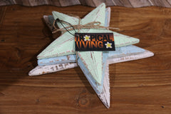 NEW Balinese Hand Crafted Set 3 Starfish Decor - Bali Starfish Home Decor