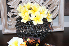 NEW Bali Woven Frangipani Holder - Bali Frangipani Holder/ Basket
