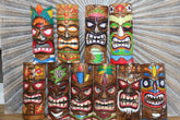 NEW Balinese Hand Crafted Tiki Bar / Polynesian TIKI MASK / TOTEM 30cm