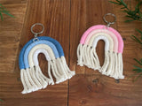 NEW Hand Crafted Rainbow Keyring or Bag Tag - 2 Colours Available