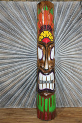 NEW Balinese Hand Crafted Tiki Bar / Polynesian TIKI MASK / TOTEM 100cm