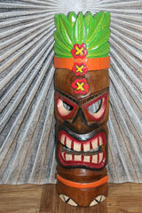 NEW Balinese Hand Crafted Tiki Bar / Polynesian TIKI MASK / TOTEM 50cm