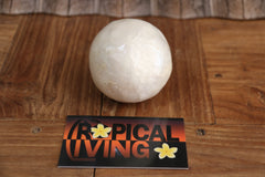 Hand Crafted Capiz Shell Decor Ball - Balinese Shell Home Decor - Boho Style