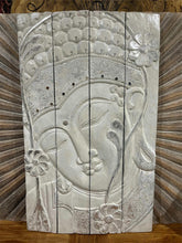 Balinese Hand Carved Wood Hinged Buddha Wall Panel - Bali Buddha Wall Panel 1m