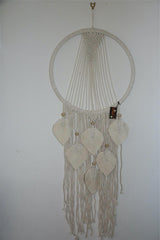 NEW Balinese Handmade Macrame Wall Decor - Stunning Leaf Wall Art