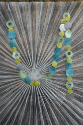 NEW Balinese Capiz Shell Hanging Strand / Mobile - Bali Shell Decor Hanger