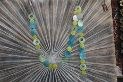 NEW Balinese Capiz Shell Hanging Strand / Mobile - Bali Shell Decor Hanger