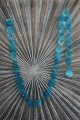 NEW Balinese Capiz Shell Hanging Strand / Mobile - Bali Shell Decor Hanger