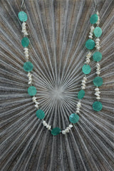 NEW Balinese Capiz Shell with Shell Hanging Strand / Mobile - Shell Decor Hanger