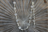 NEW Balinese Capiz Shell with Shell Hanging Strand / Mobile - Shell Decor Hanger