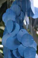 NEW Balinese Capiz Shell with Bamboo Top Windchime / Mobile - Shell Decor Hanger