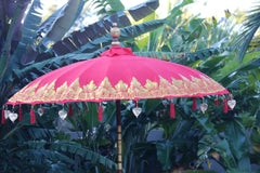 NEW Balinese 2m Single Ceremony Umbrella - Bali Umbrella - Balinese Garden Art
