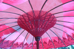 NEW Balinese 2m Single Ceremony Umbrella - Bali Umbrella - Balinese Garden Art