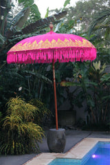 NEW Balinese 2m Single Ceremony Umbrella - Bali Umbrella - Balinese Garden Art