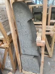 Balinese Hand Carved Lava Easter Island Statue - Bali Garden Easter Island Statu