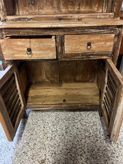 NEW Beautifully Hand Crafted TEAK WOOD BALINESE Boho Buffet Unit with Hutch
