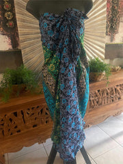 Bali Beach Mumu Sarong - Balinese Sarong Dress - Tie Up Tube Sarong S-XL