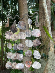 NEW Balinese Shell Chime / Mobile - Bali Shell Decor Hanger - Lovely sound