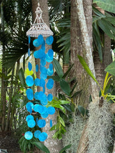 NEW Balinese Shell Top Capiz Shell Windchime / Mobile - Shell Decor Hanger